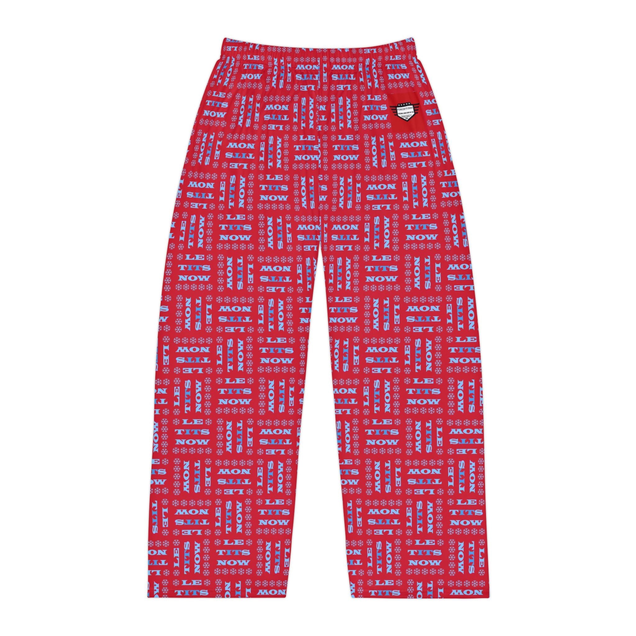 Men's LETitSNOW Pajama Pants: Snow Much Lounge Fun! – Funkin' Funny
