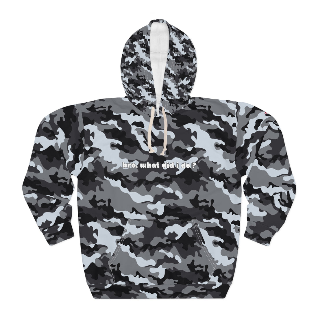 Why Teens Love the 'Bro: What Did I Do?' Super Comfy Camo Hoodie