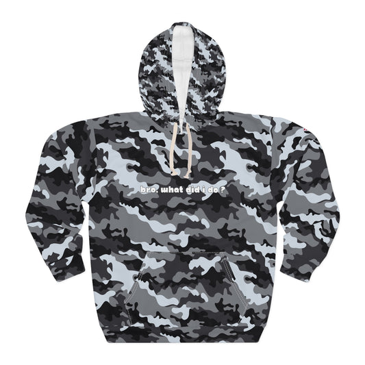 Why Teens Love the 'Bro: What Did I Do?' Super Comfy Camo Hoodie