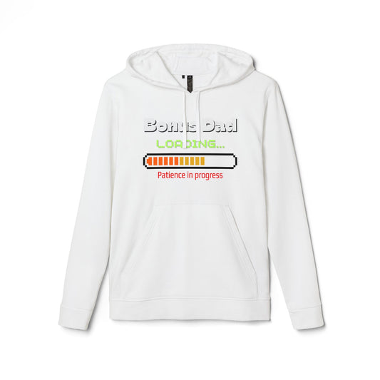 Bonus Dad's 'Patience in Progress' Adidas Fleece Hoodie: Level Up!