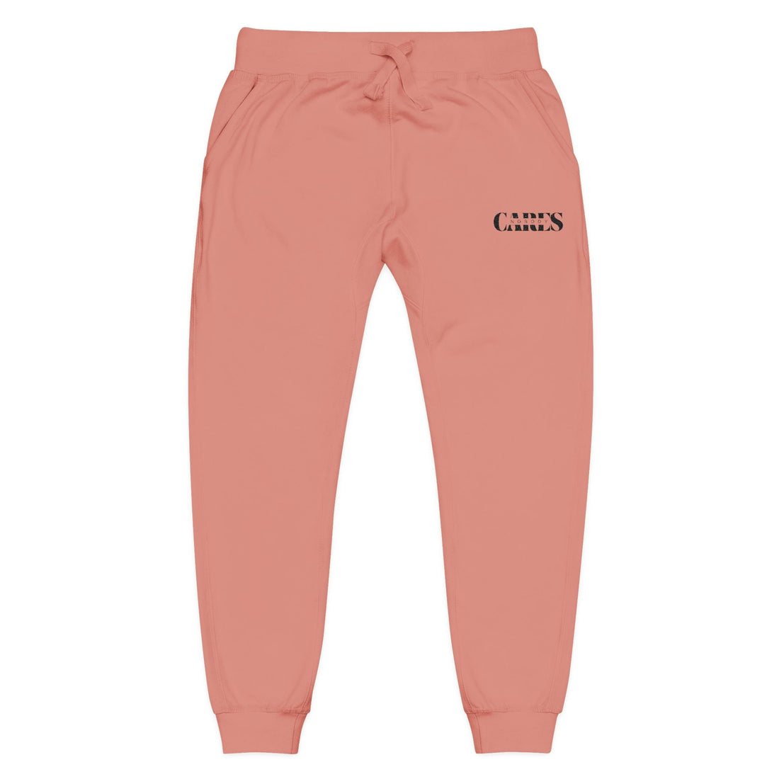 Why Chill in Anything Else? 'Nobody Cares' Embroidered Joggers