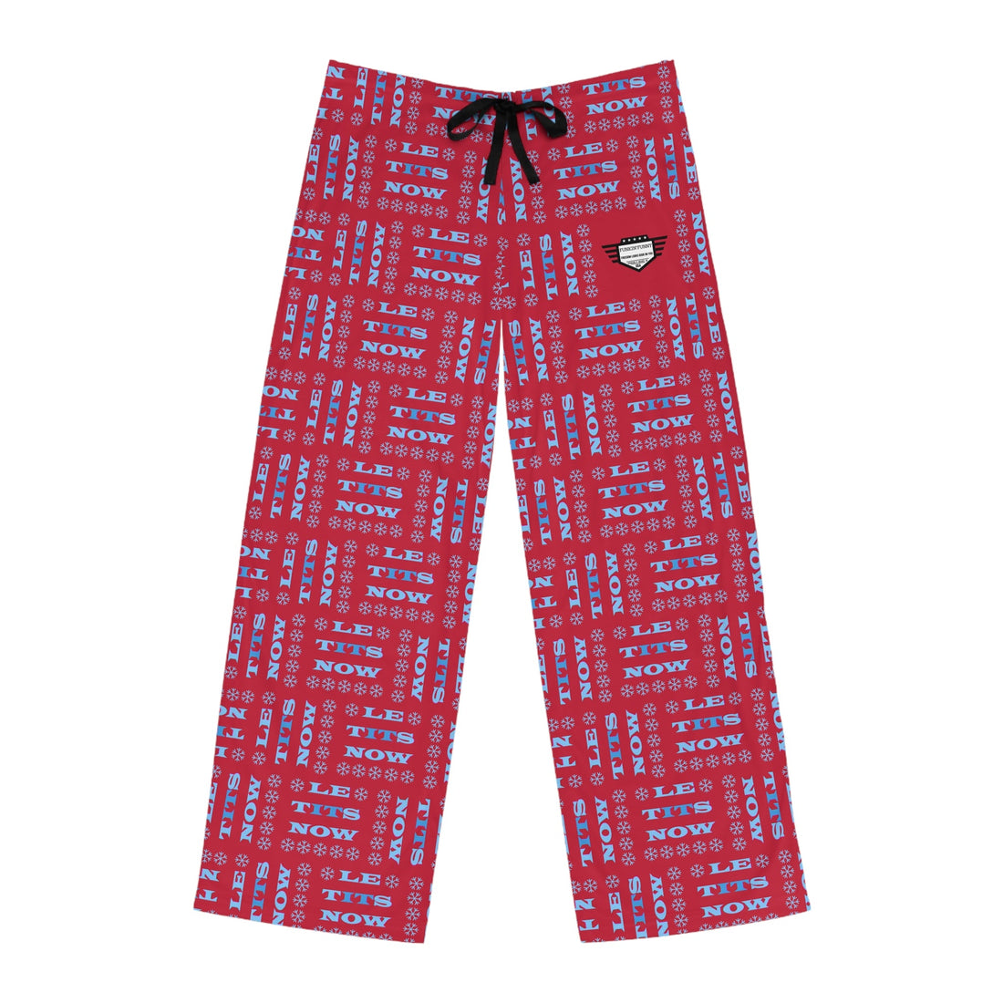 Sleigh All Night in 'LETitSNOW Le Tits Now' Naughty PJ Pants