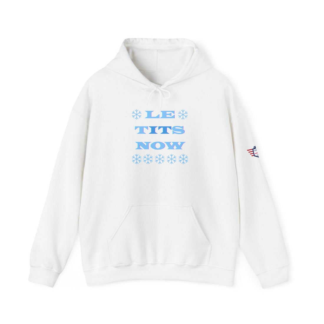 'LETitSNOW' Funny Holiday Hoodie: Ultimate Christmas Cozy Gift