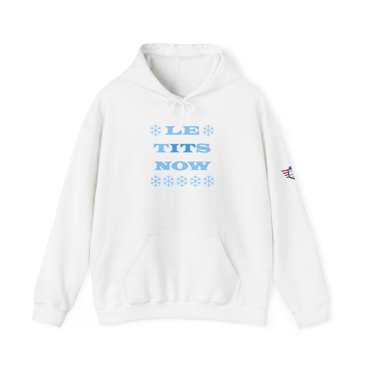 'LETitSNOW' Funny Holiday Hoodie: Ultimate Christmas Cozy Gift