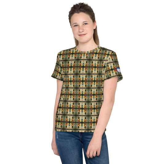 Go Ape in Chimpanzini Bananini Youth Crew Neck Tee!