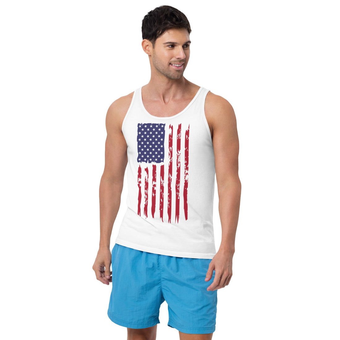 Flex Hard: Flag Tank Unisex Tank Top Must-Have