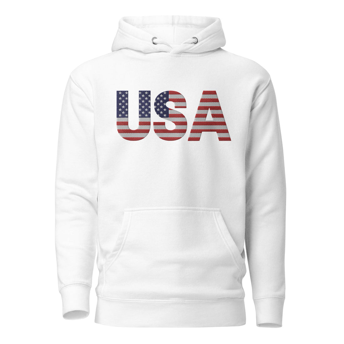 USA Large Embroidery Skull Sleeveless Hoodie: Runs Small, Size Up!