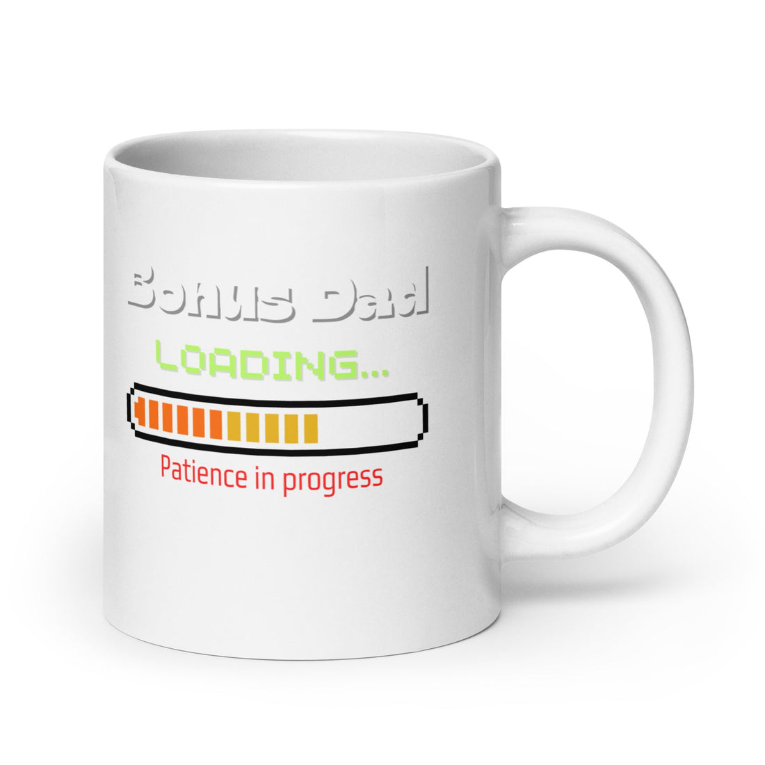 Bonus Dad? More Like Boss Dad with This White Glossy Mug