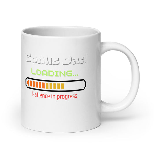 Bonus Dad? More Like Boss Dad with This White Glossy Mug