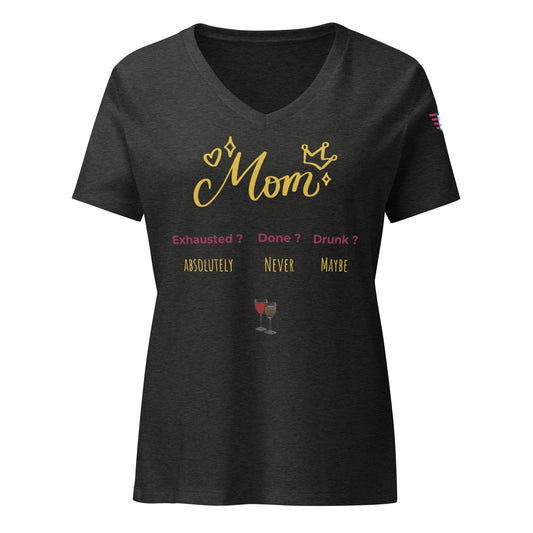 Why Badass Moms Love the 'Mom' Relaxed V-Neck Tee