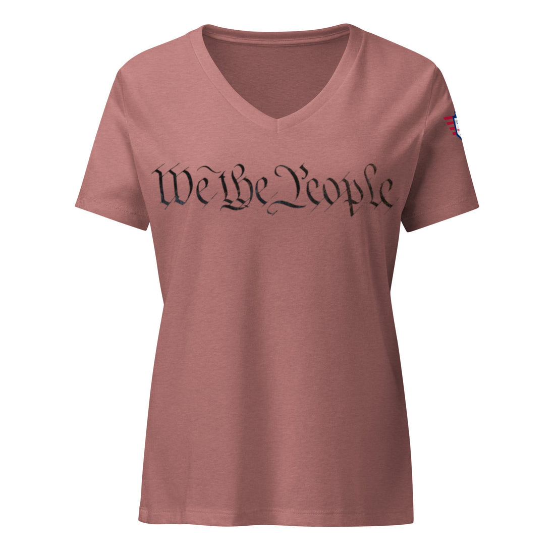 We the People V-Neck: Women's Relaxed Patriot Flex