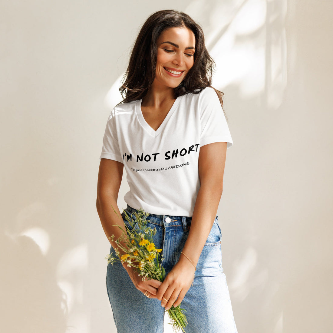 Awesome V-Neck T-Shirt: 'Cause You're Too Awesome for Ordinary Tees