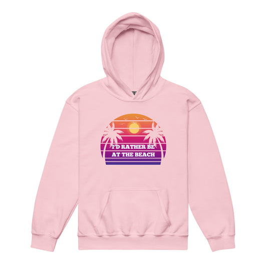 Skip Class: 'I’d Rather Be at the Beach' Youth Heavy Blend Hoodie