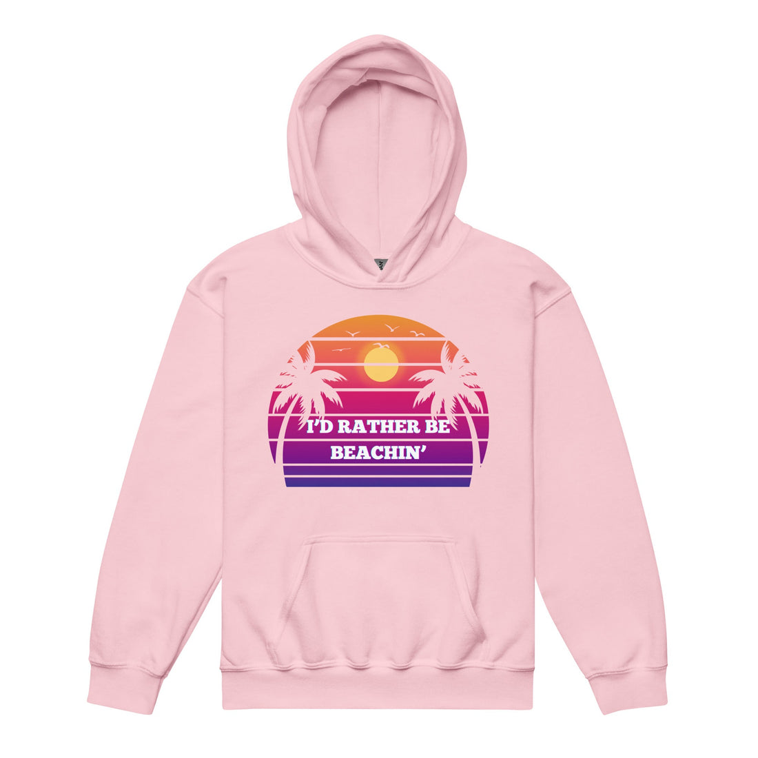 Why Kids Love the 'I’d Rather Be Beachin’' Youth Heavy Blend Hoodie