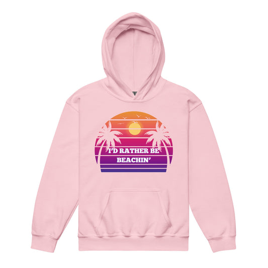 Why Kids Love the 'I’d Rather Be Beachin’' Youth Heavy Blend Hoodie