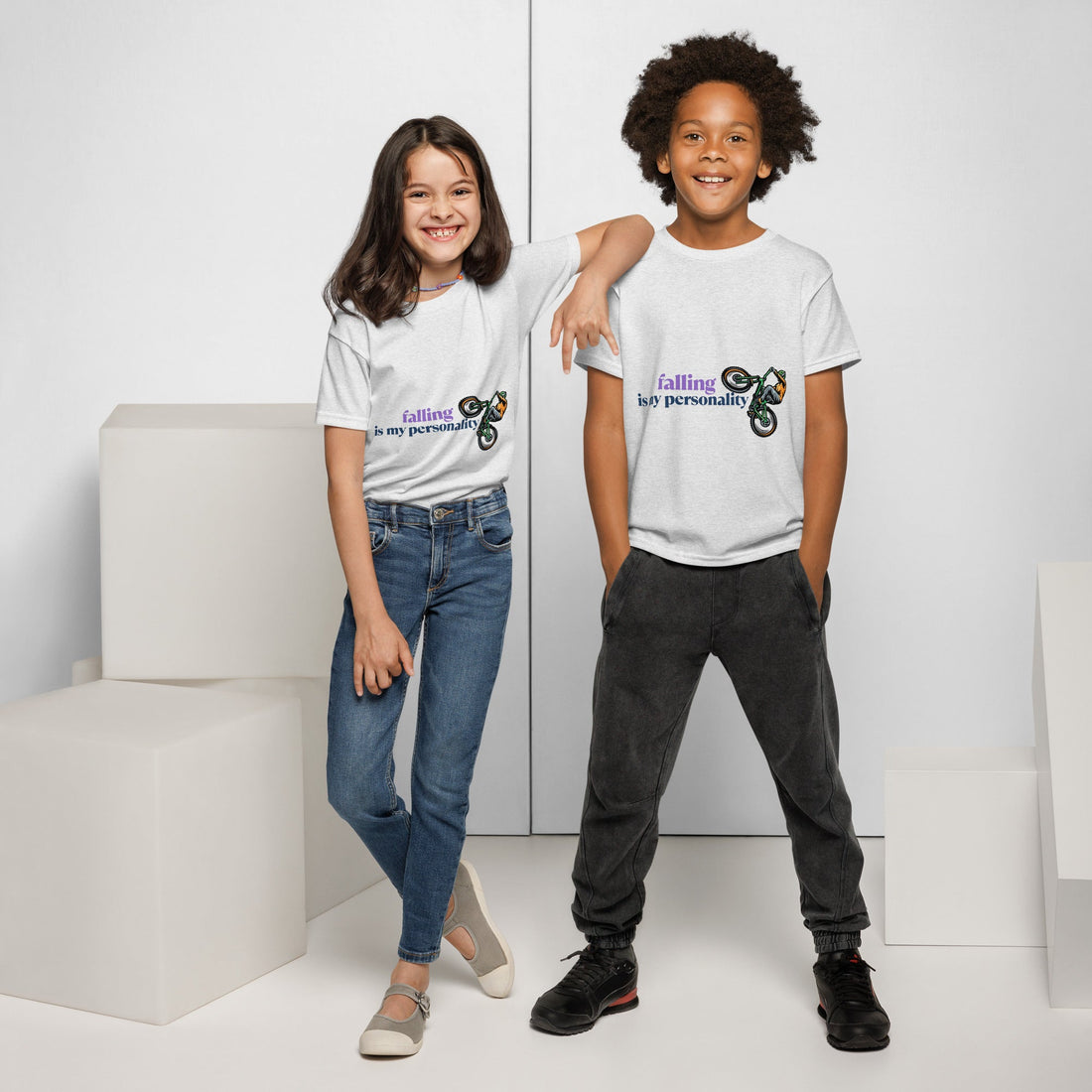 Falling Youth T-Shirt: Gravity's Funniest Fail!