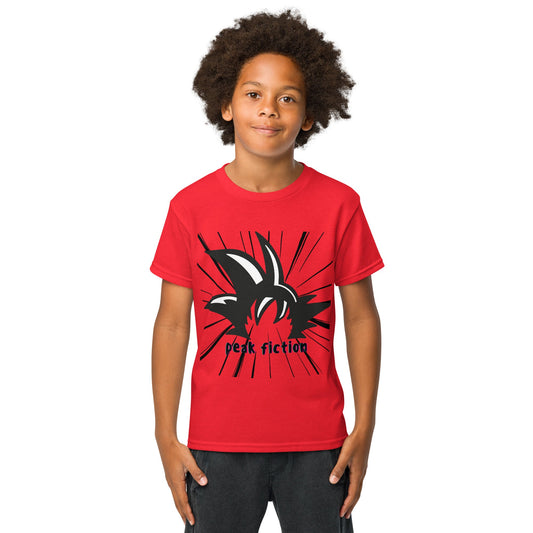 'Peak Fiction' Youth T-Shirt: Kid-Level Legendary Style