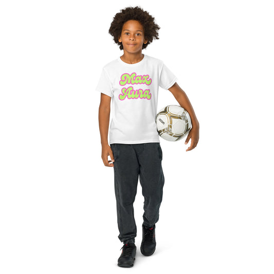 Max Aura Youth T-Shirt: Kid Glow-Up on Steroids!