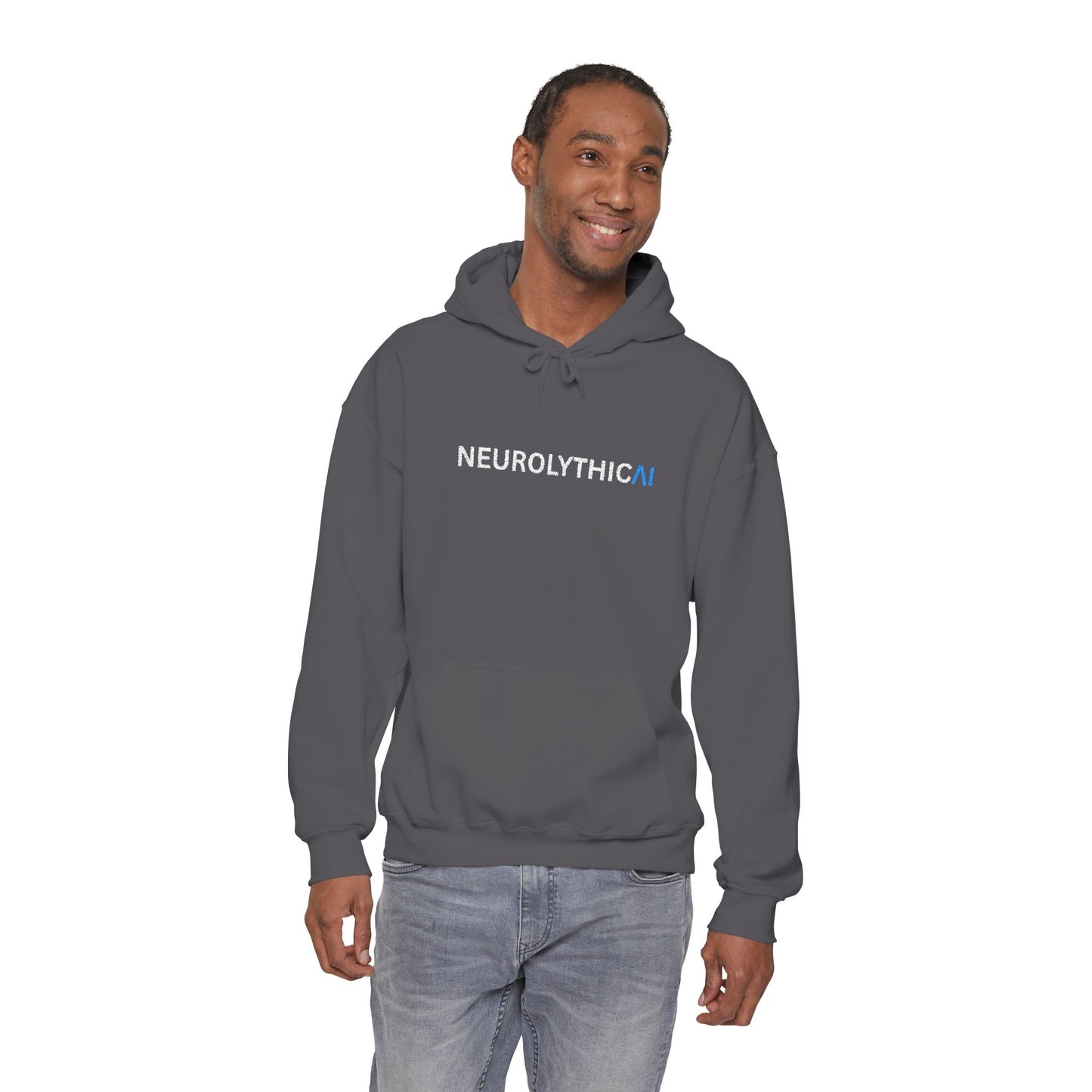 NeurolyticAI Hoodie — Minimal Neural Science Logo Pullover