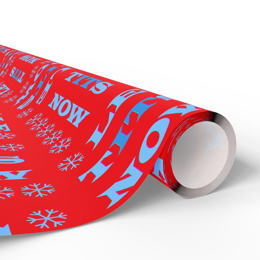 LETitSNOW - Festive Wrapping Paper for Holidays, Gift Wrap for Christmas, Birthday Party Decor, Floral Design for Celebrations