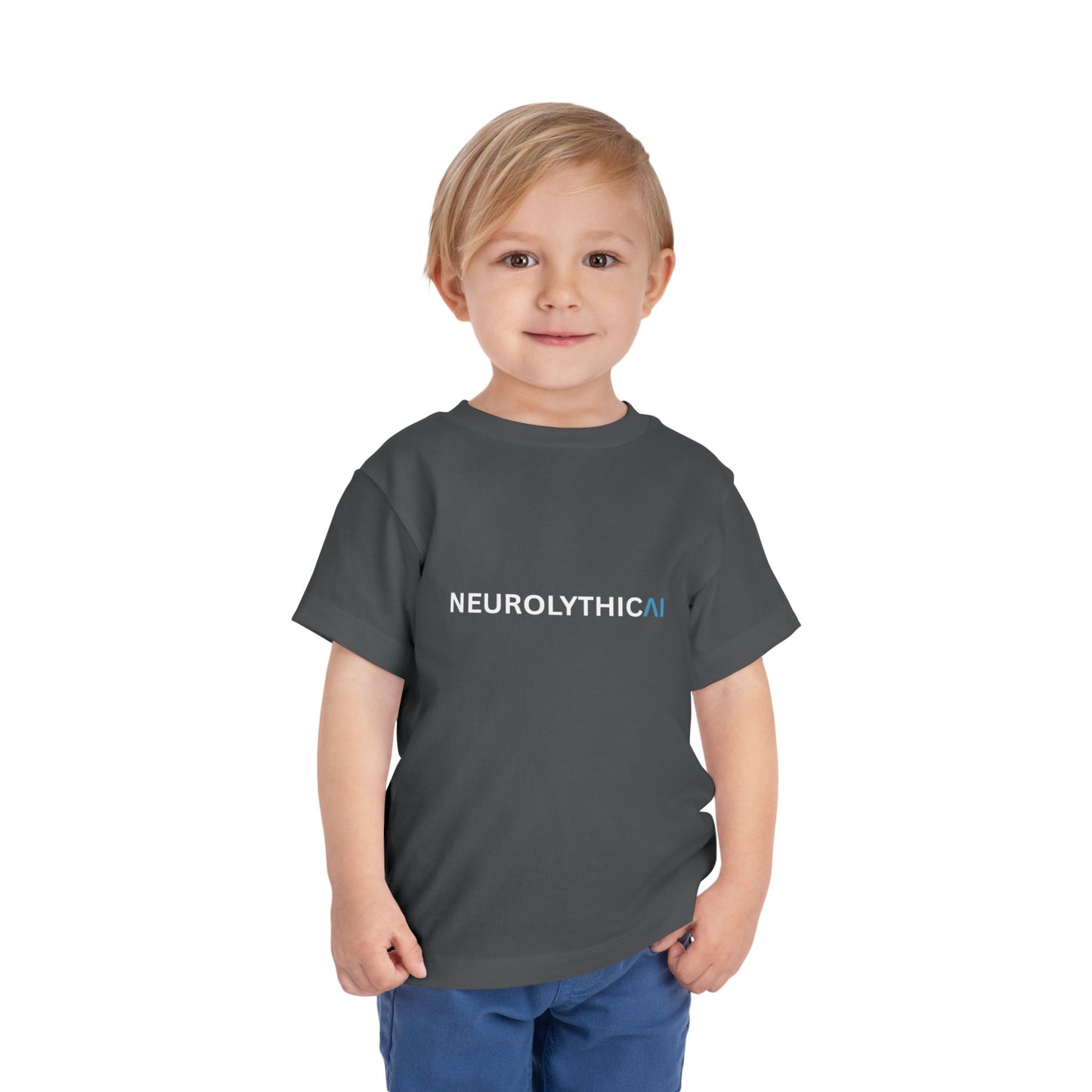 NeurolythicAI Toddler Tee — Minimal Logo Kids T‑Shirt