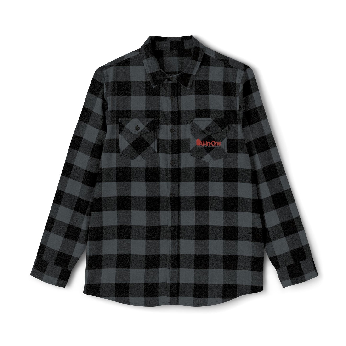 Buffalo Plaid Flannel Shirt — Classic Button-Up Workshirt - All-In-One