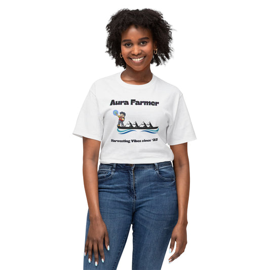 Aura Farmer Cotton T-Shirt | Harvesting Vibes | Casual Wear, Gift for Farmers, Summer Style, Outdoor Activities, Eco-Friendly Fashion