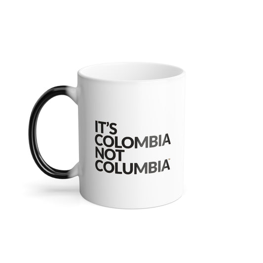Color-Morphing Mug — "It's Colombia" 11oz Heat-Change Coffee Cup