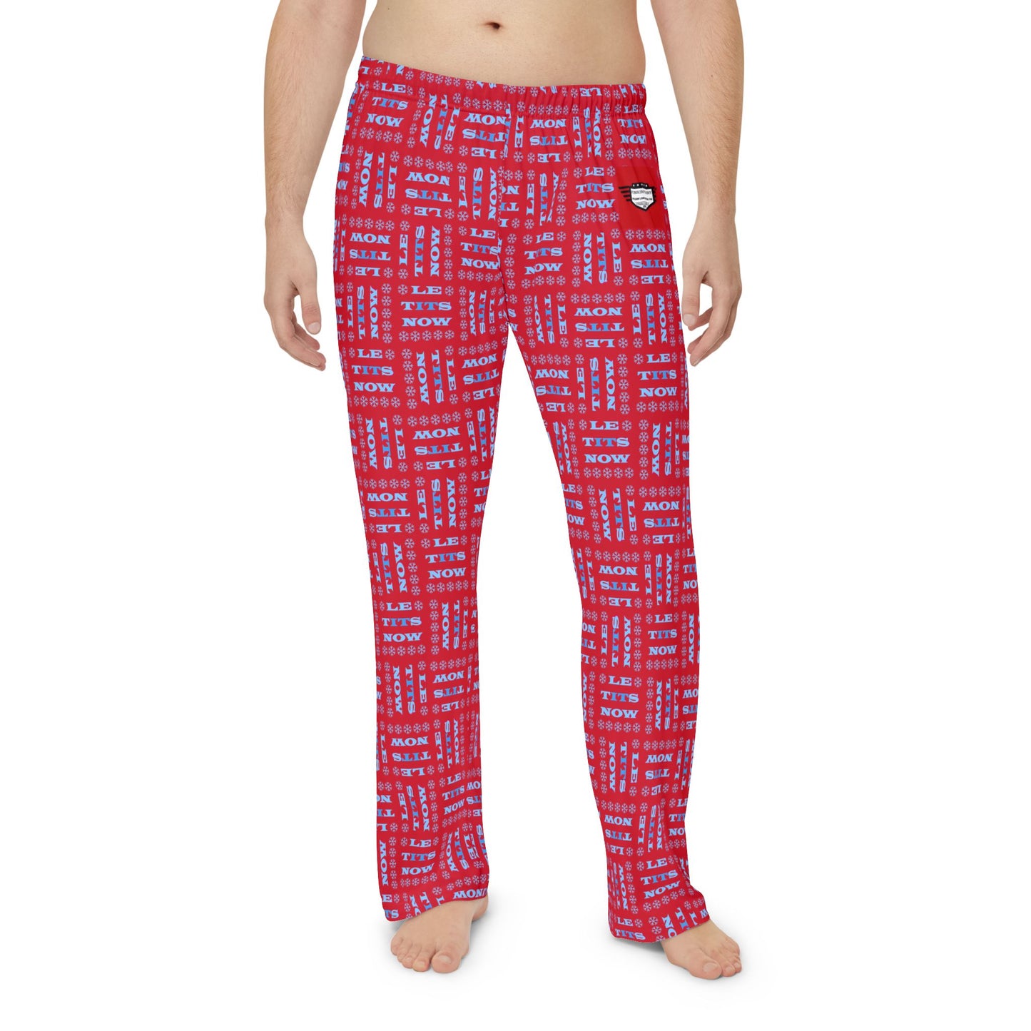 Men's Pajama Pants - LETitSNOW Pattern Lounge Sleepwear