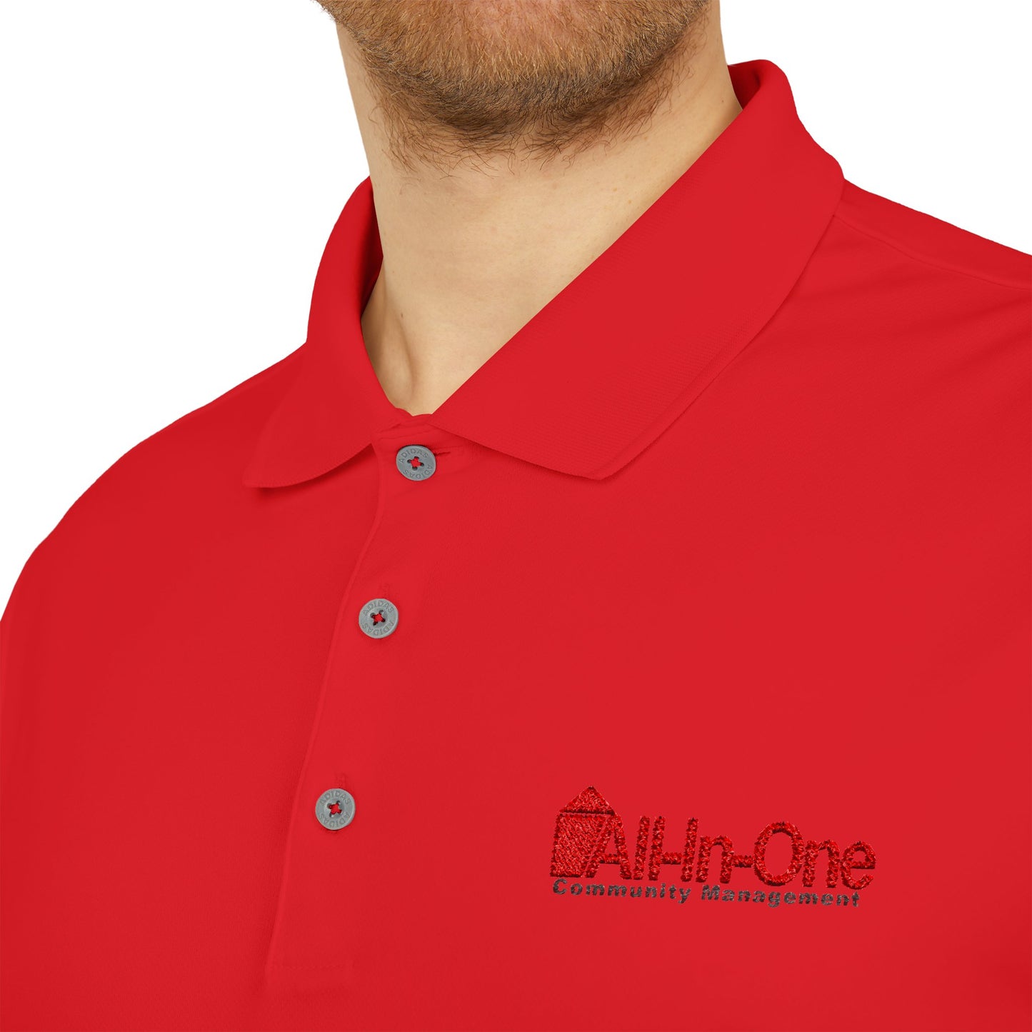 adidas Performance Polo — All-In-One Logo Embroidered