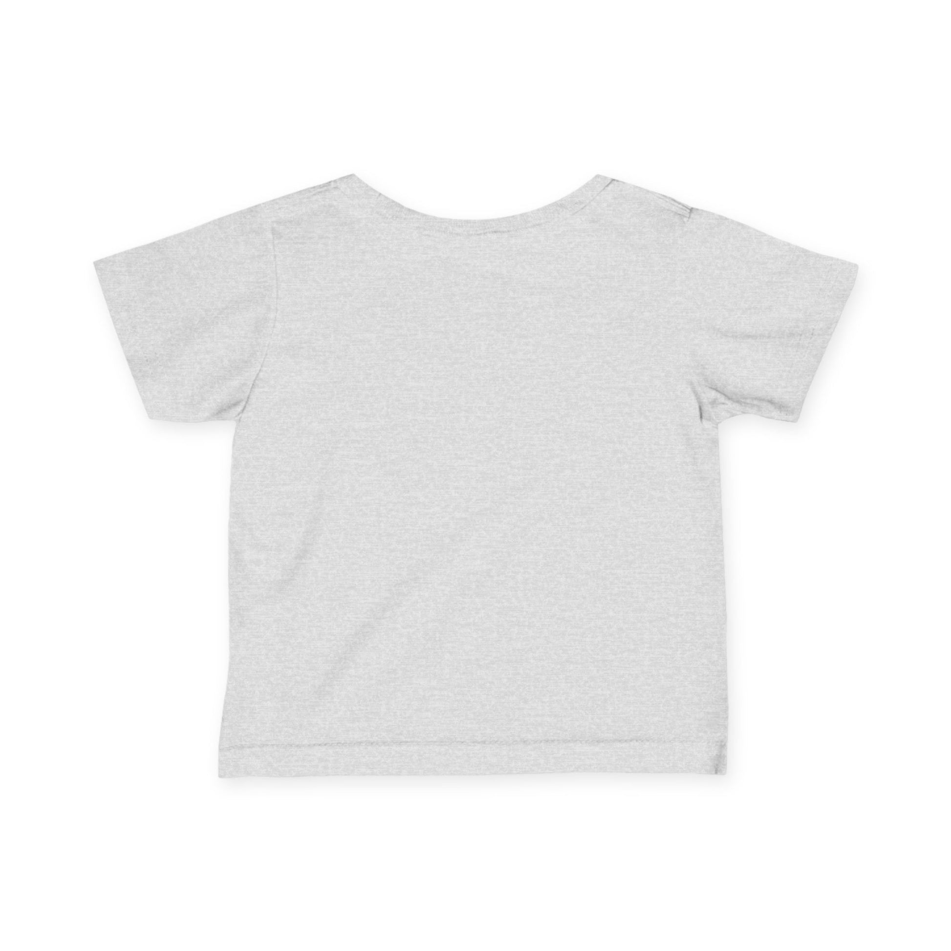 Gray 'Mountain Biker in training' infant tee - plain back view