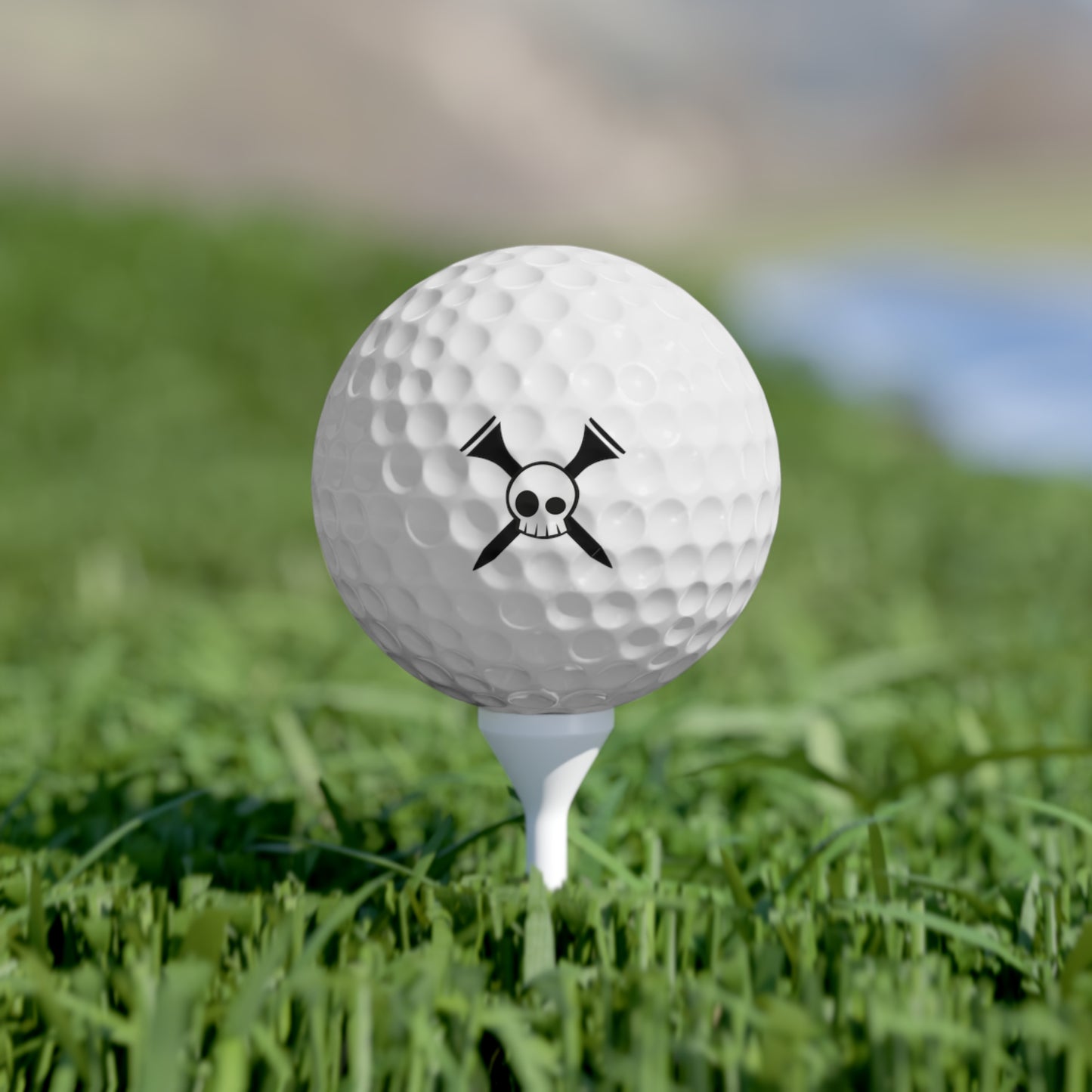 Tee-bone Golf Balls, 6-Pack, Fun Gift for Golf Lovers, Unique Sports Accessories, Perfect for Tournaments & Birthdays