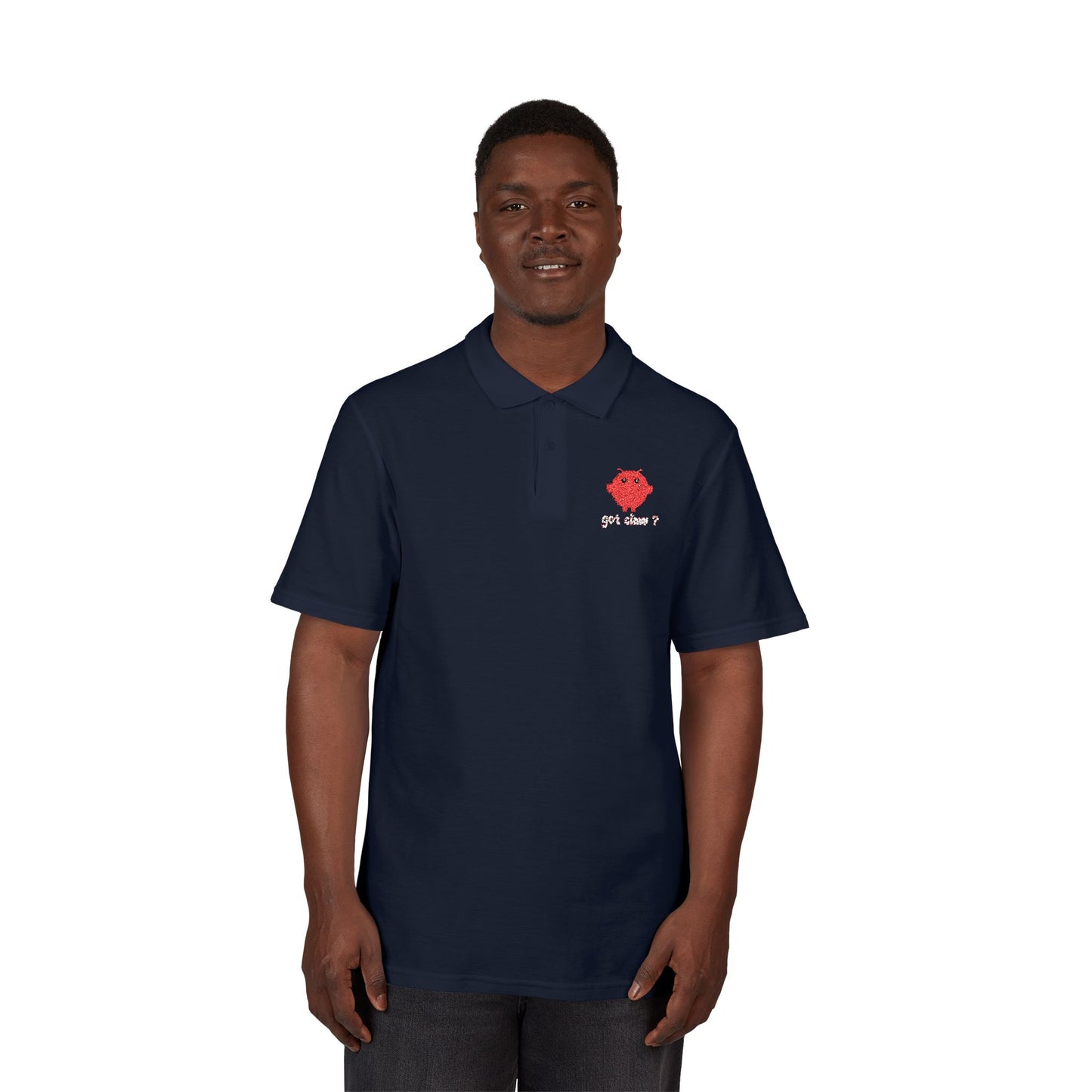 Embroidery Polo Shirt — OpenClaw Logo with "Got Claw?" Tagline