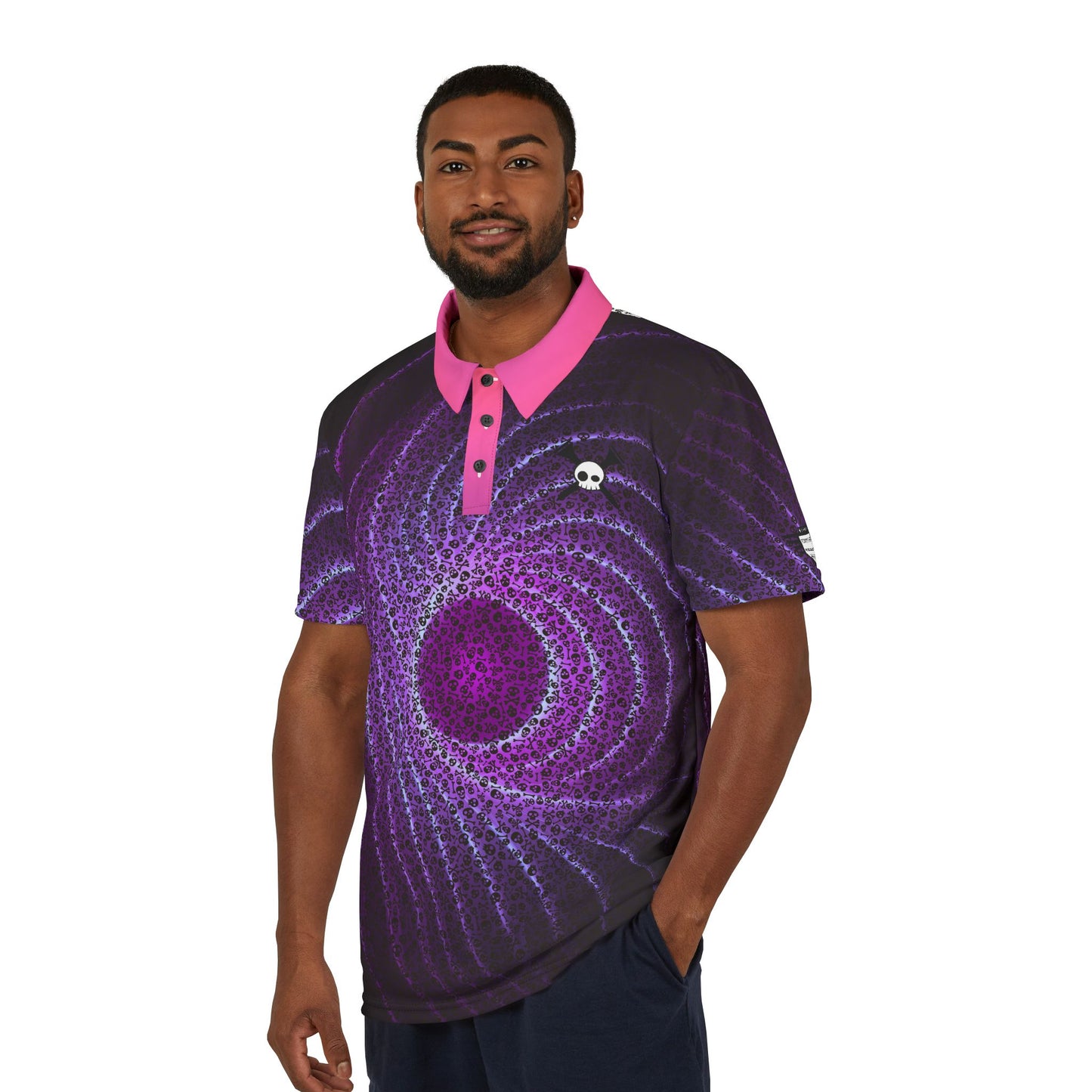 Tee-bone - Purple Hole Stylish Unisex Polo Shirt