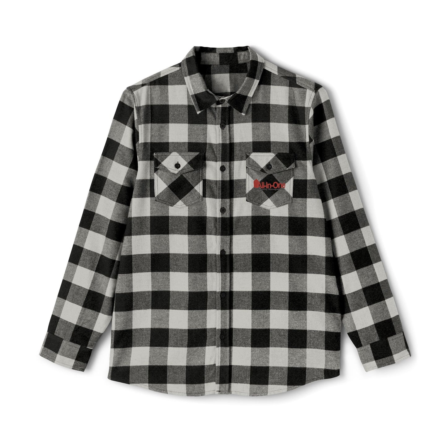 Buffalo Plaid Flannel Shirt — Classic Button-Up Workshirt - All-In-One