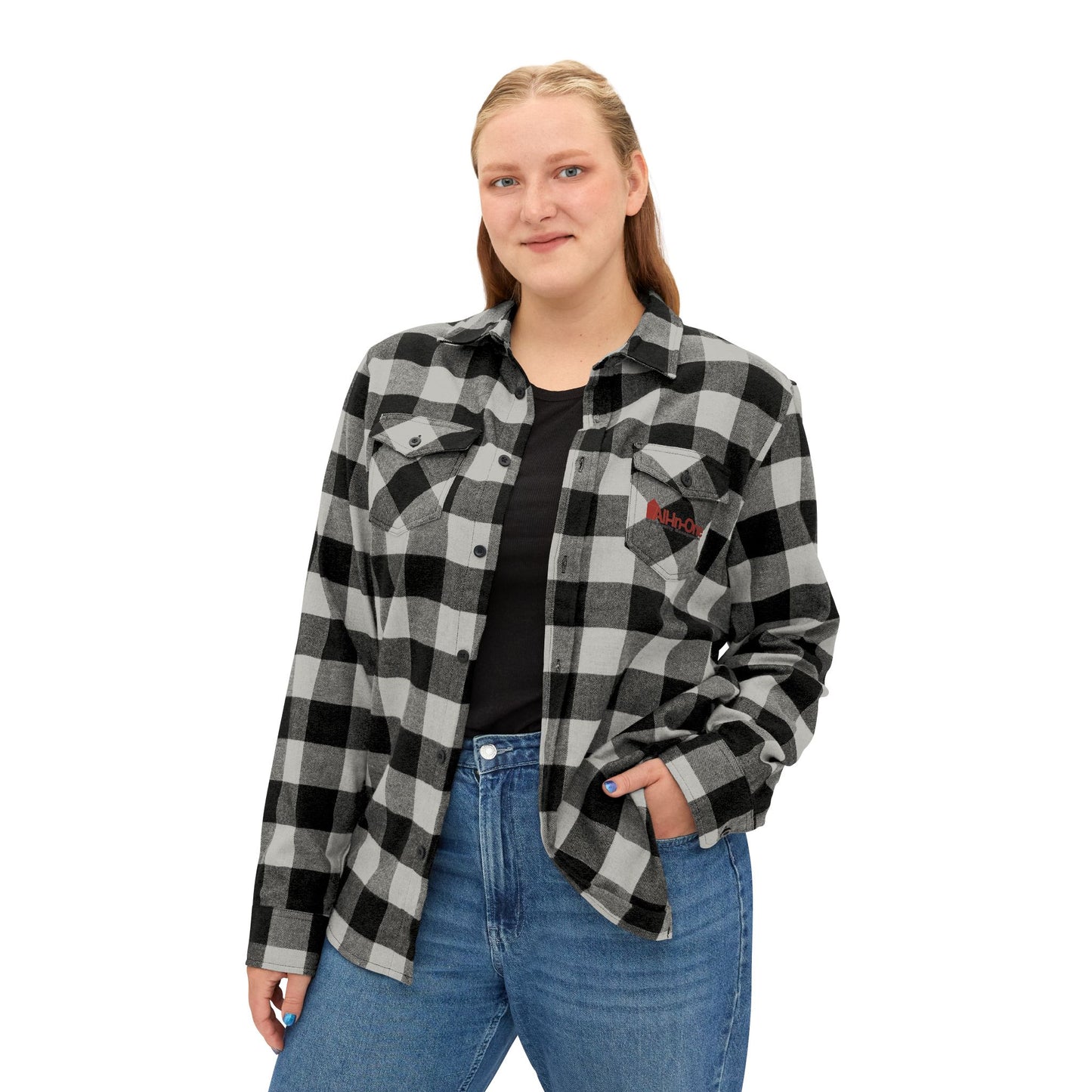 Buffalo Plaid Flannel Shirt — Classic Button-Up Workshirt - All-In-One
