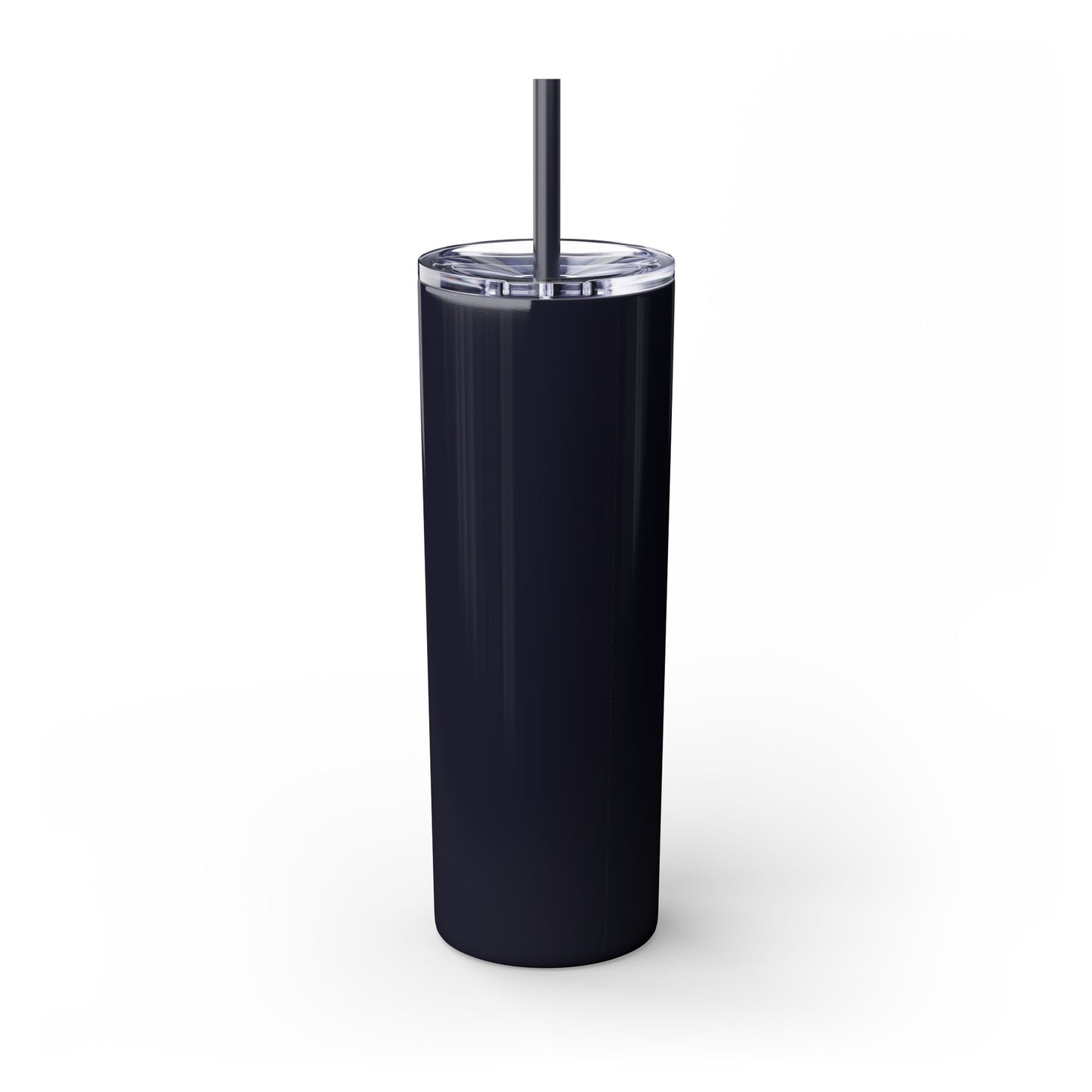 Skinny 20oz Tumbler with Straw — All-In-One Community Management Logo One sided