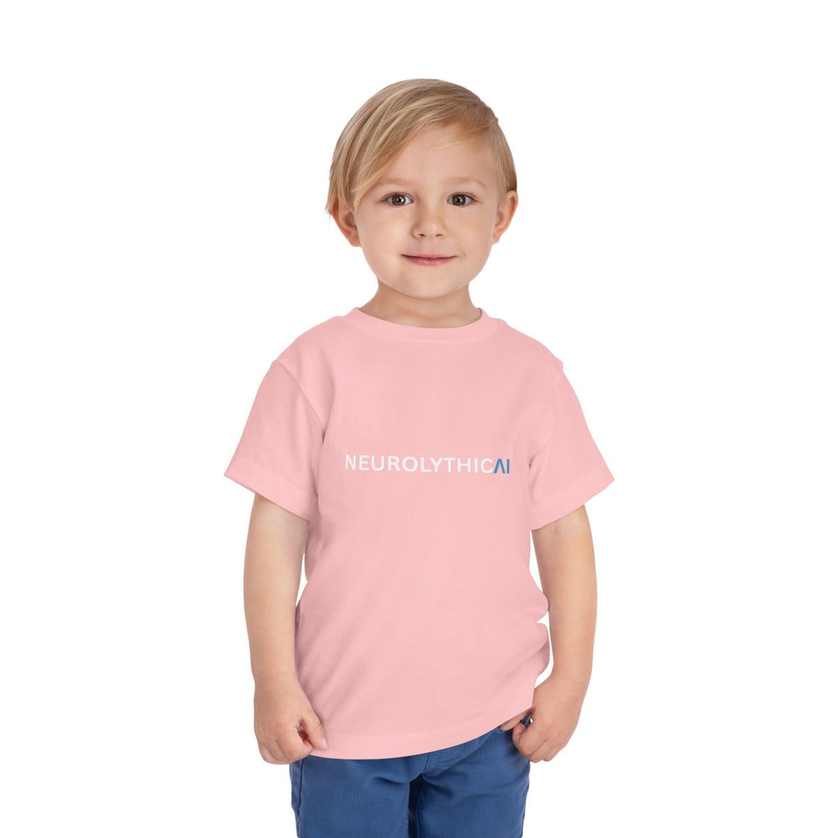 NeurolythicAI Toddler Tee — Minimal Logo Kids T‑Shirt