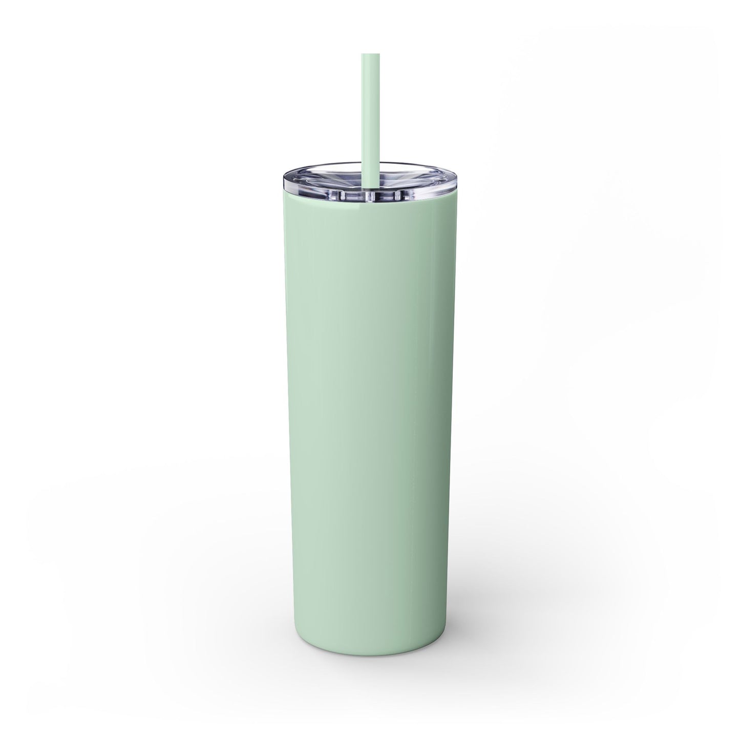 Skinny 20oz Tumbler with Straw — All-In-One Community Management Logo One sided