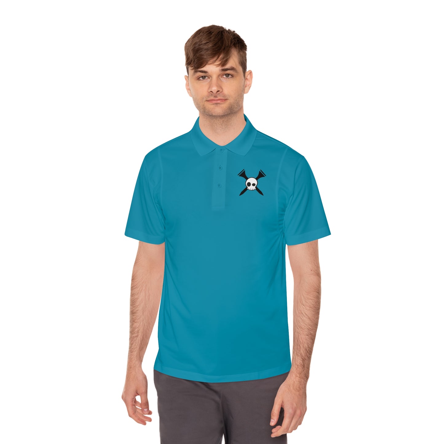 Tee-bone - Golf Polo Shirt with 'Tee It High, Let It Fly' Design