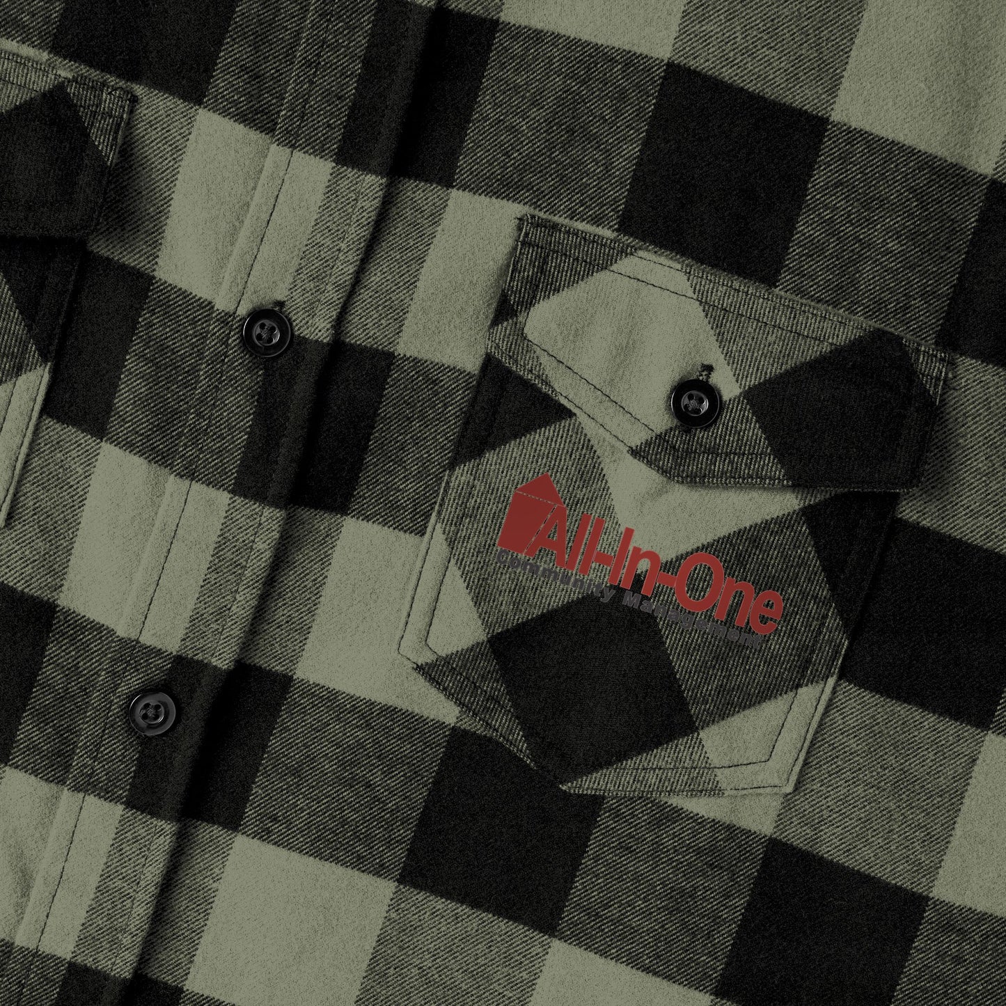 Buffalo Plaid Flannel Shirt — Classic Button-Up Workshirt - All-In-One