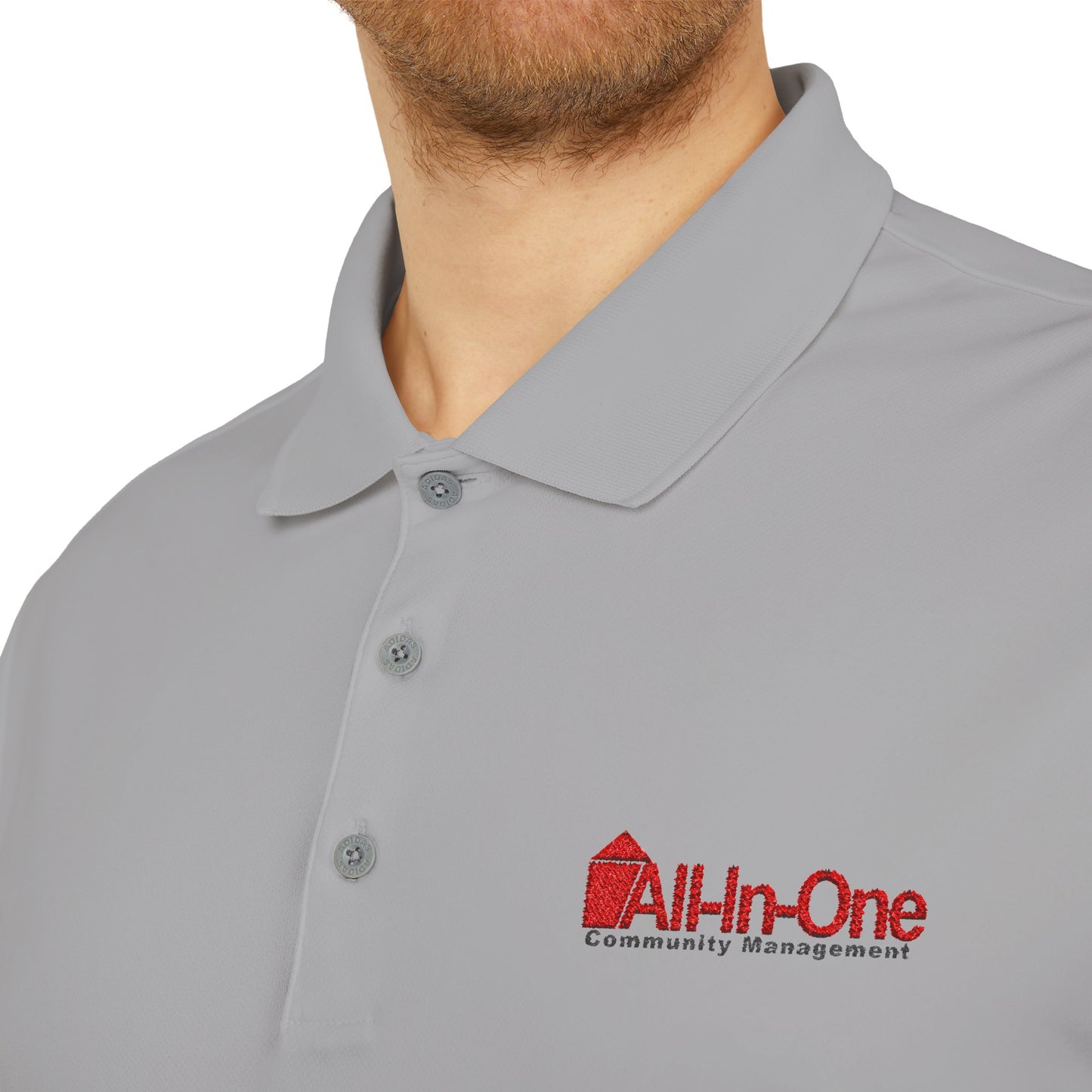 adidas Performance Polo — All-In-One Logo Embroidered