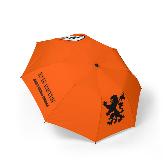 I’m Dutch and I Know Things - Plu - Vibrant Foldable Paraplu, Compact Travel Umbrella, Stylish Rain Gear, Sports Umbrella, Gift for Outdoor Lovers