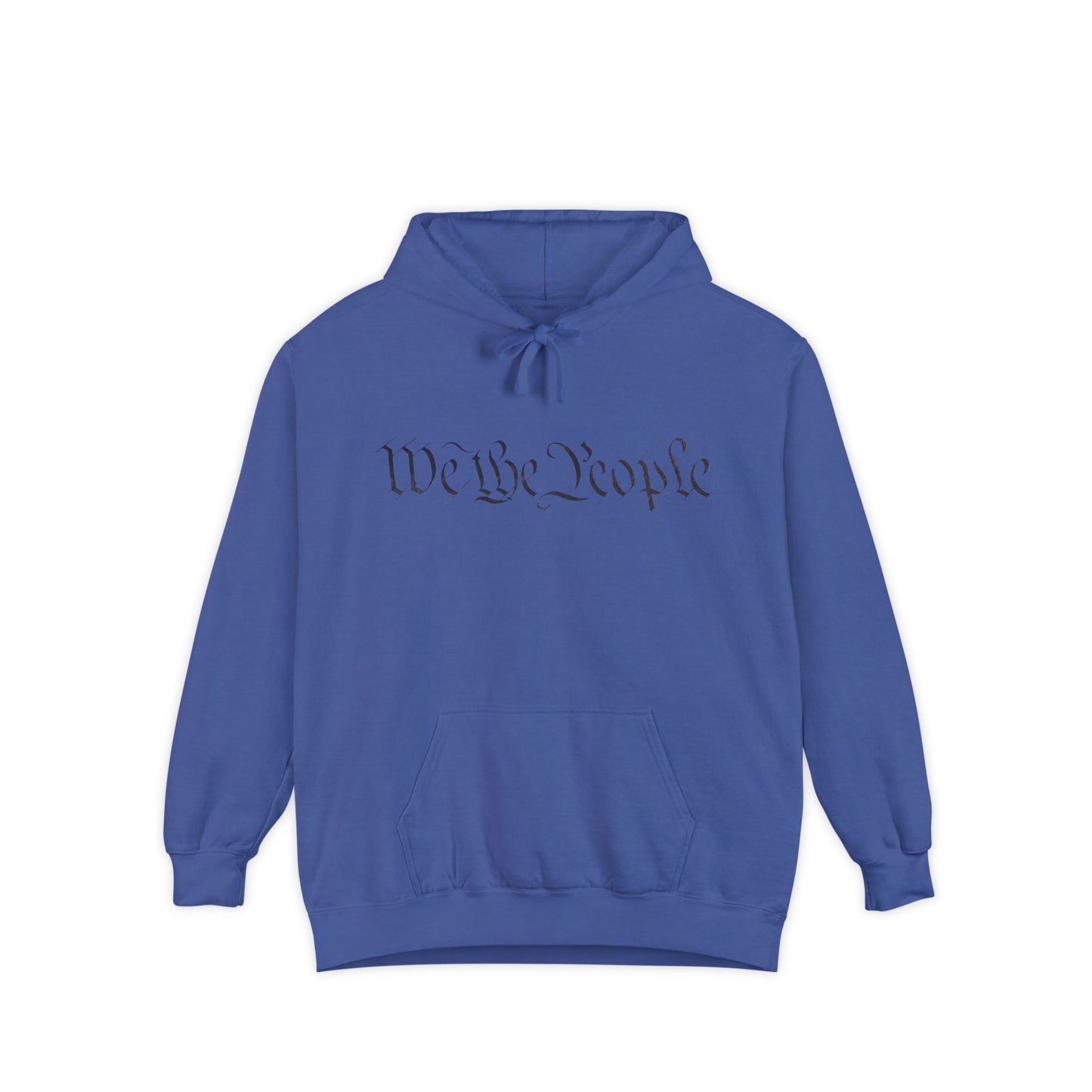 We the People - Easter-egg QR Code Trump Dance - Unisex Garment-Dyed Hoodie, Casual Wear, Gift for Freedom Lovers, Cozy Sweatshirt, Everyday Comfort