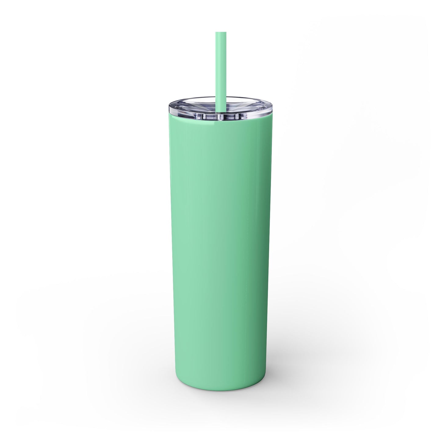Skinny 20oz Tumbler with Straw — All-In-One Community Management Logo One sided