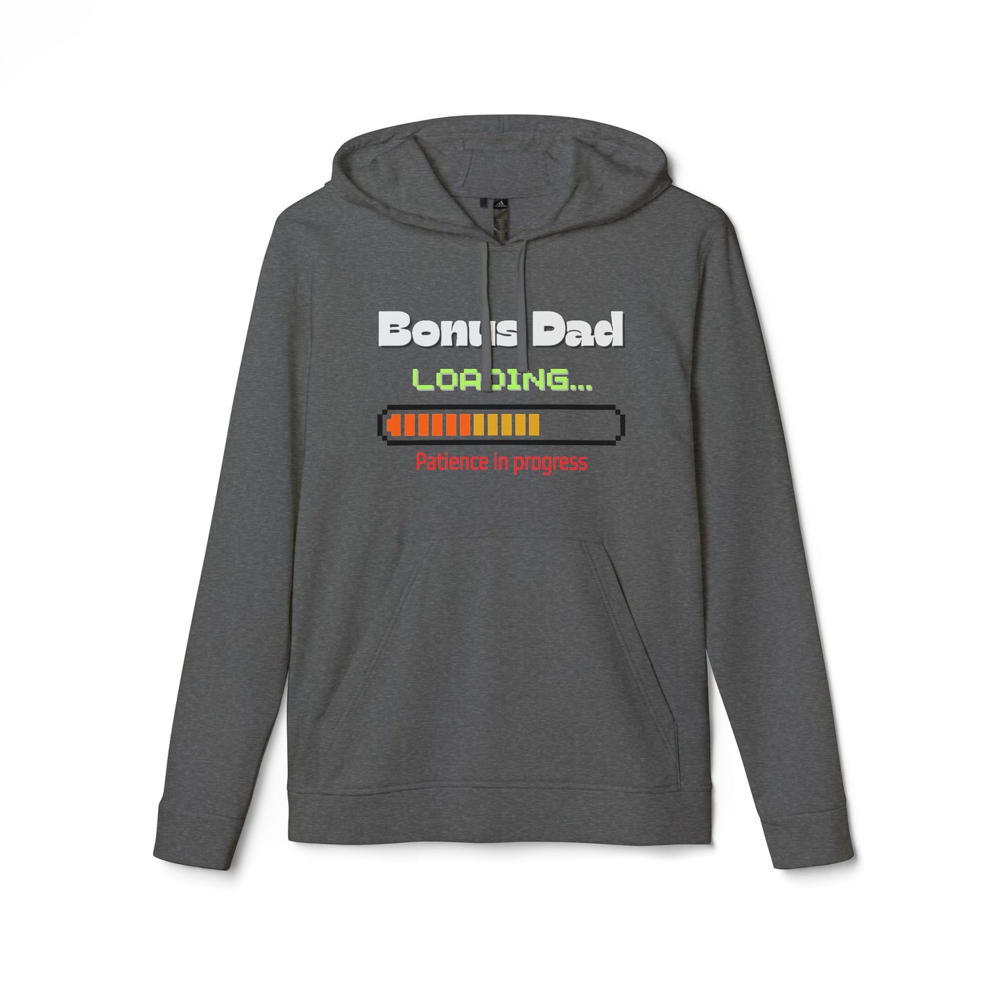 Bonus Dad - Patience in Progress Adidas Fleece Hoodie