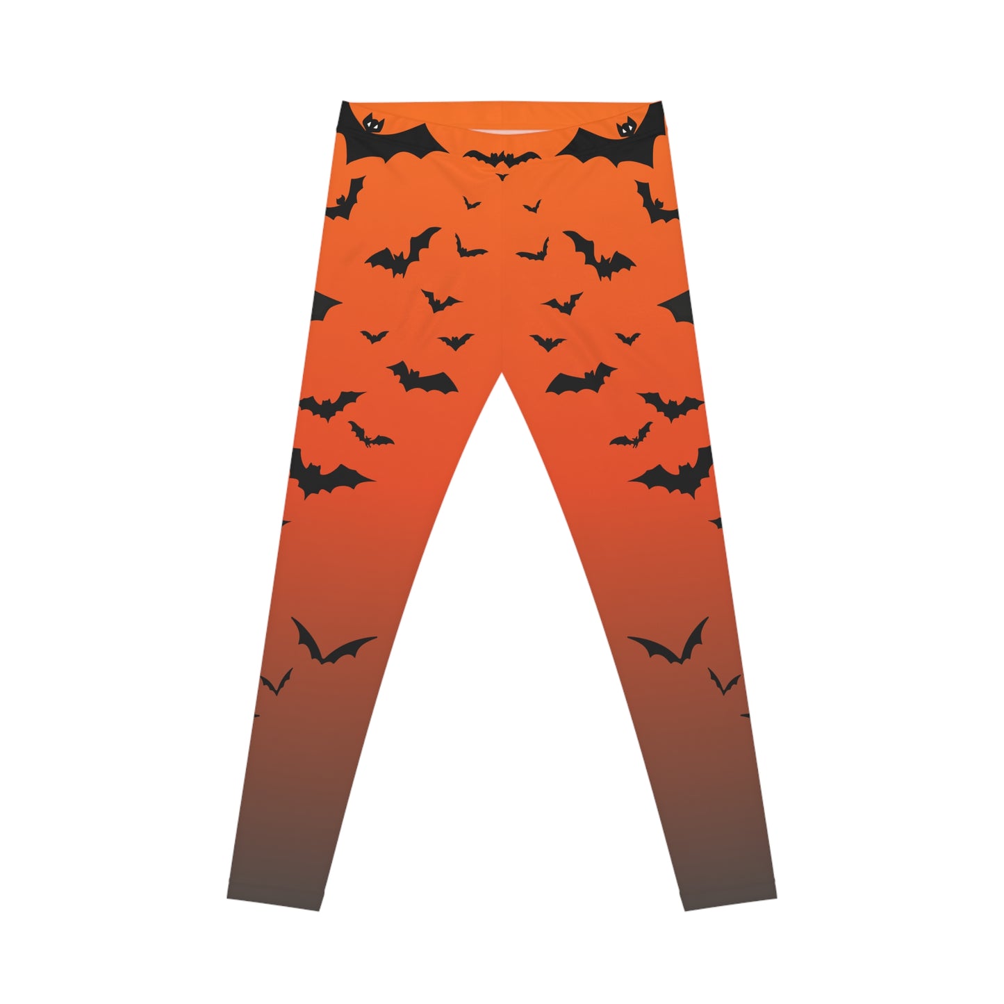 Halloween Bat Print Leggings for Women, Spooky Fitness Wear, Casual Tights, Fall Fashion, Holiday Activewear, Yoga Pants
