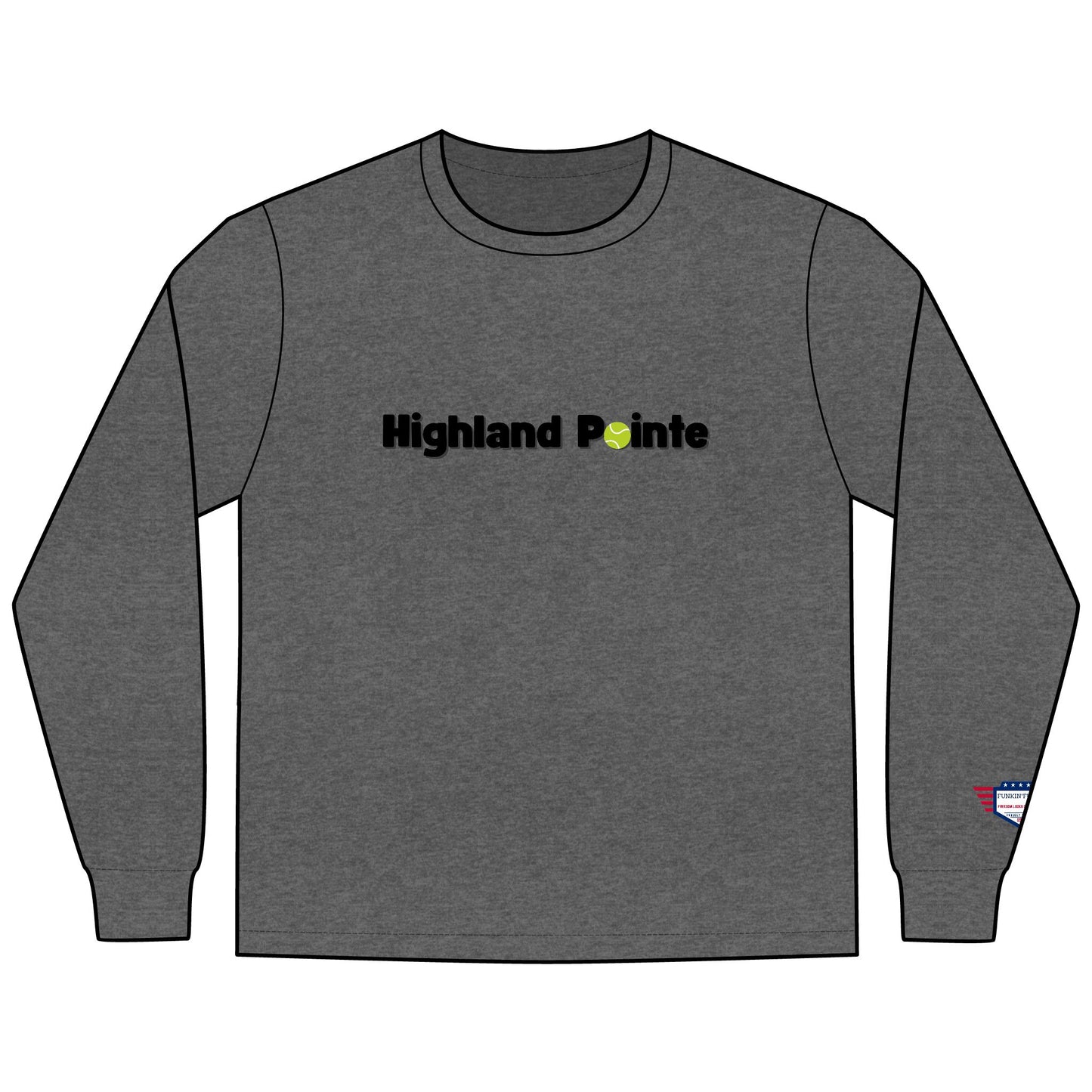 Highland Pointe - A Drinking Club with a Tennis Problem, Tennis Club Shirt, Gift for Sports Lovers, Comfortable Everyday Wear, Men's Fashion Top