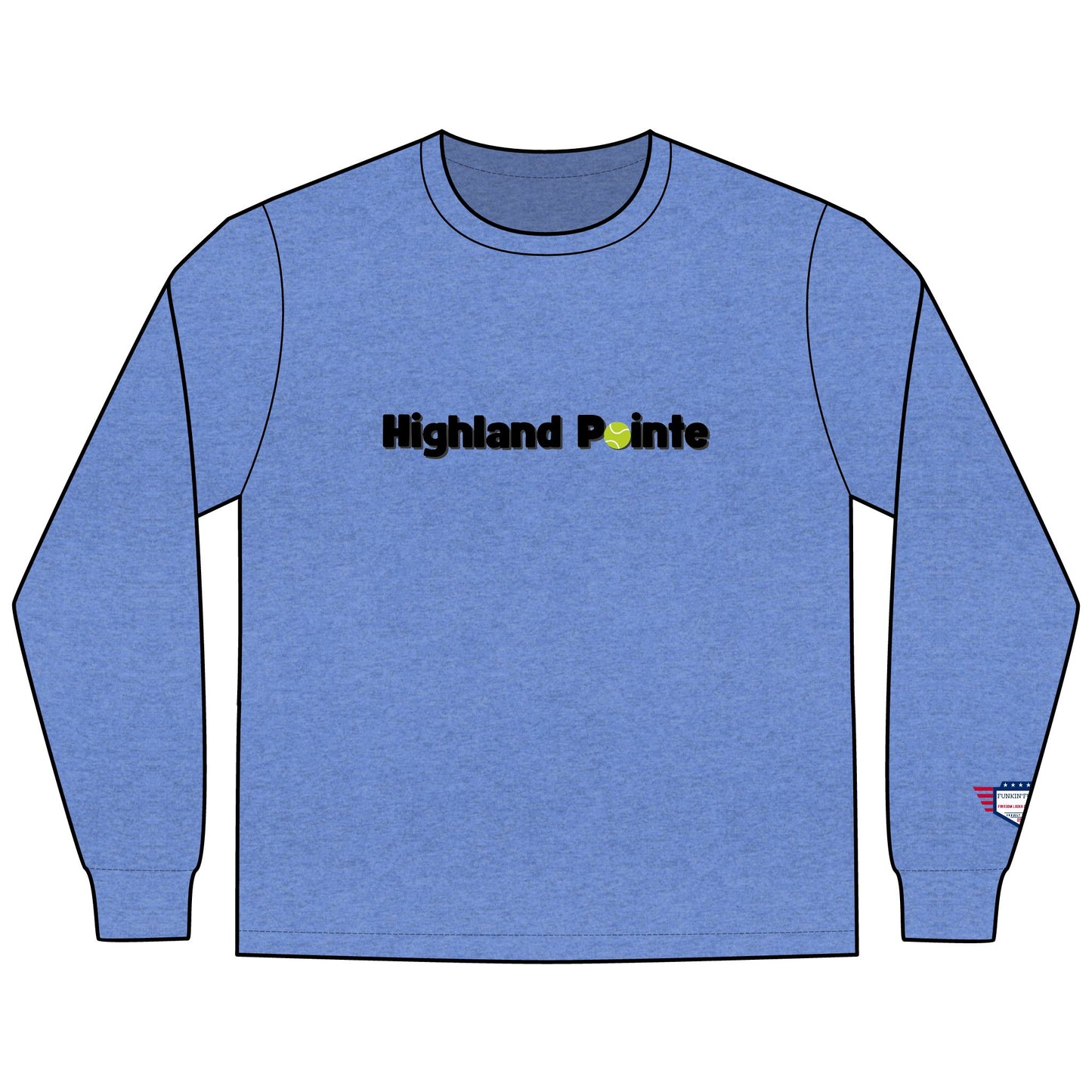 Highland Pointe - A Drinking Club with a Tennis Problem, Tennis Club Shirt, Gift for Sports Lovers, Comfortable Everyday Wear, Men's Fashion Top
