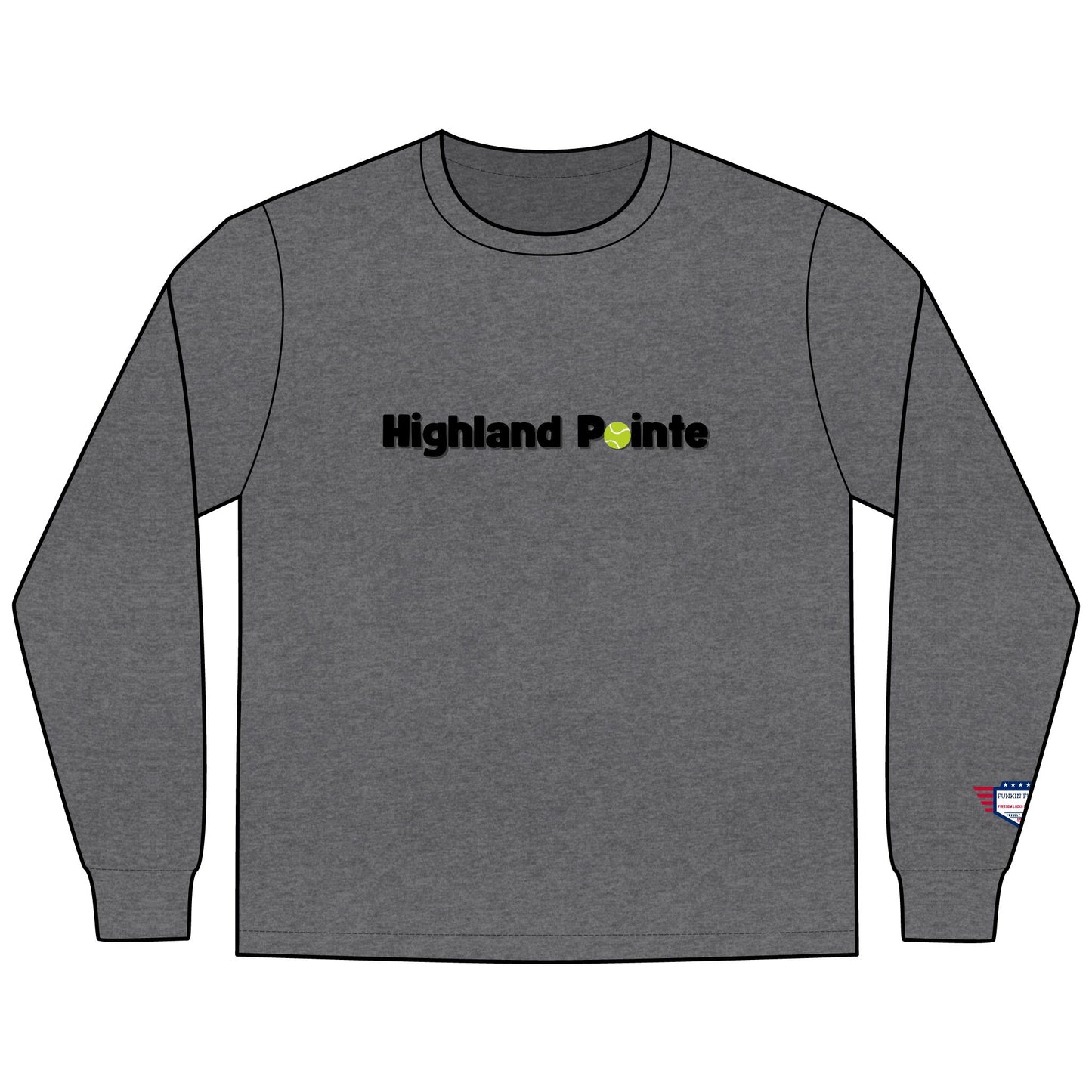 Highland Pointe - A Drinking Club with a Tennis Problem, Tennis Club Shirt, Gift for Sports Lovers, Comfortable Everyday Wear, Men's Fashion Top